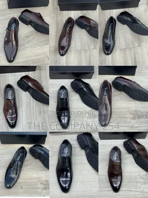 Quality Leather Casual Design Clark's Official Laced Boots Shoes