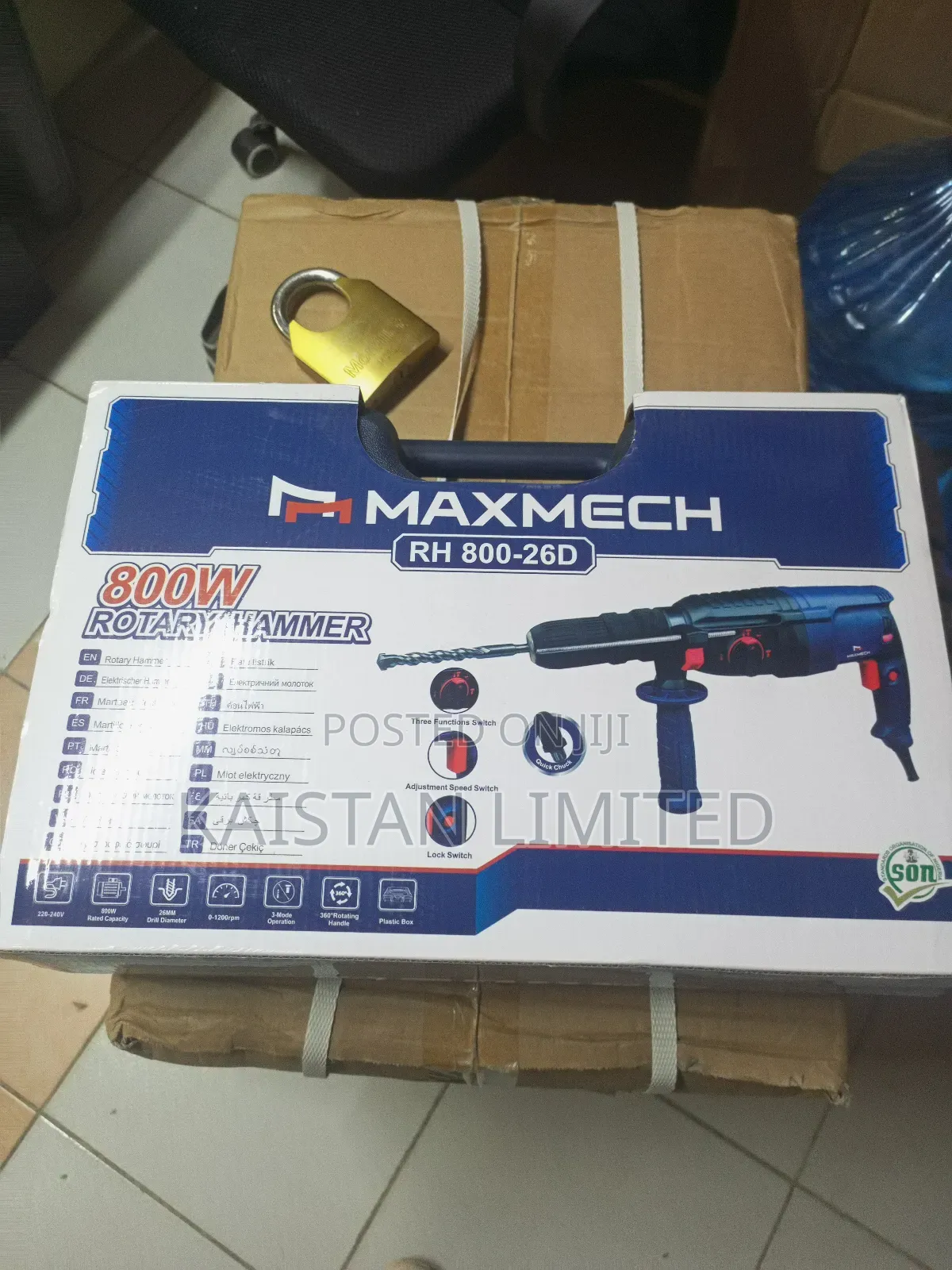 Rotary Hammer 26mm Maxmech
