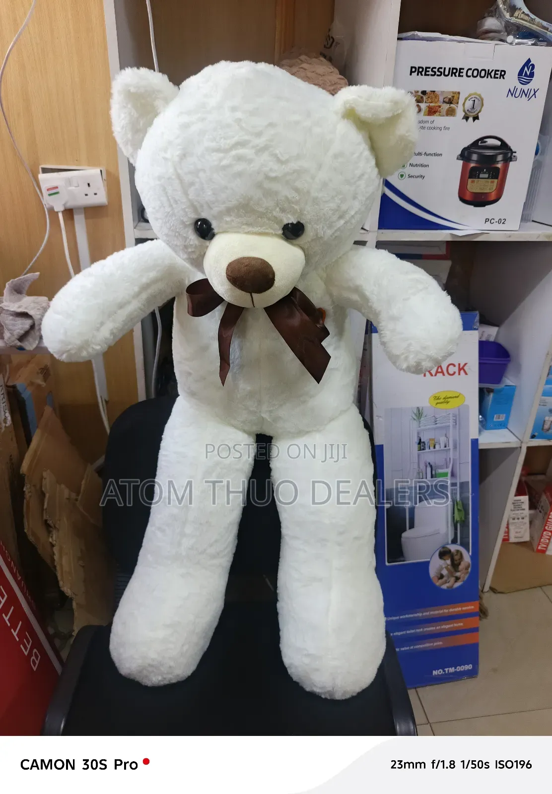 Teddy Bear White/ Pink/ Brown