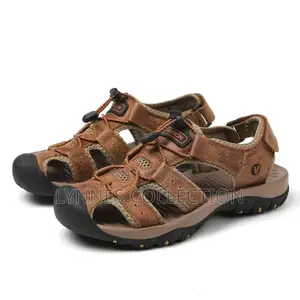 Men Quality Leather Open Shoes
