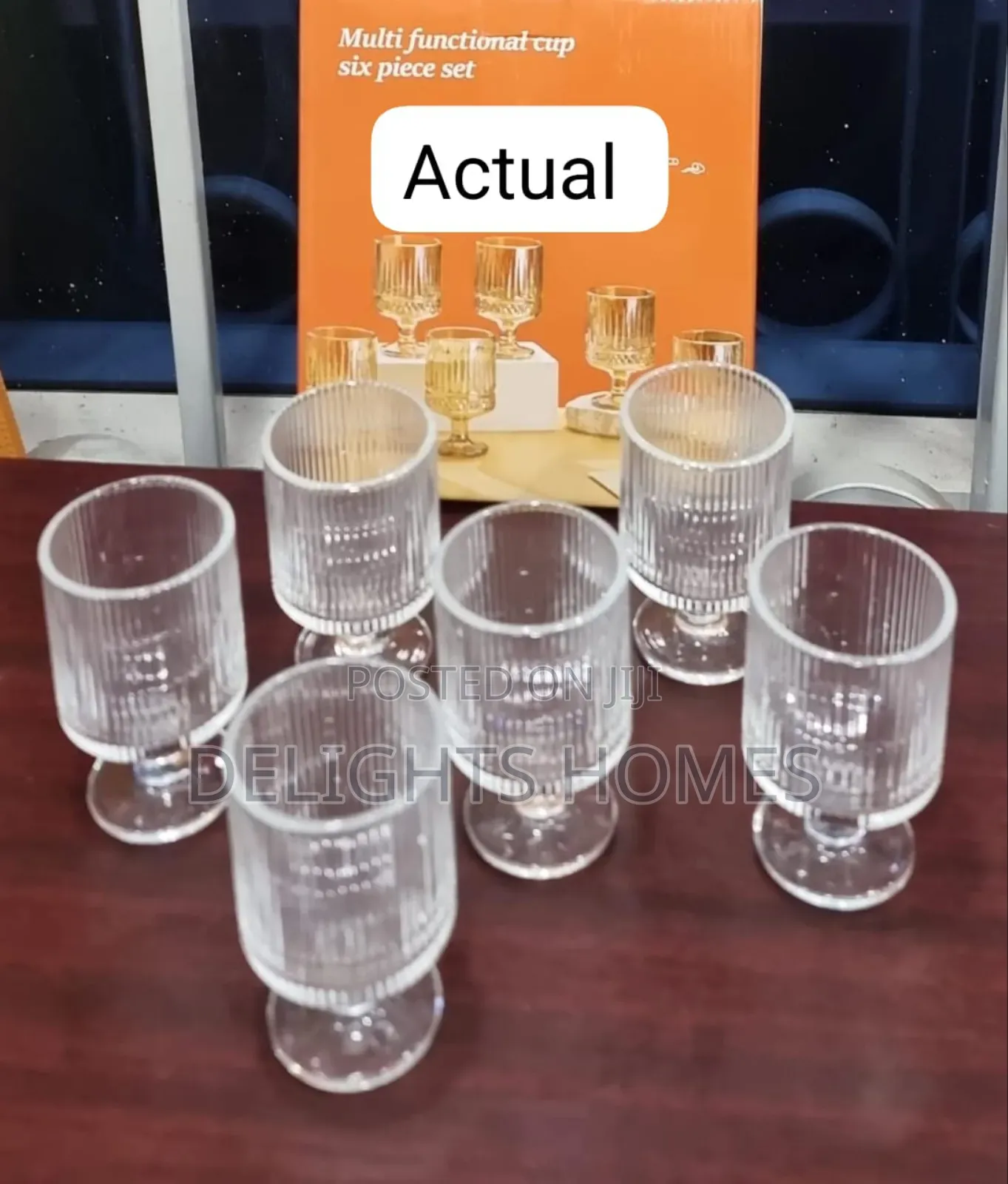 Multifunctional Cup 6pc Set of 180ml Glasses_pa