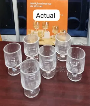 Multifunctional Cup 6pc Set of 180ml Glasses_pa