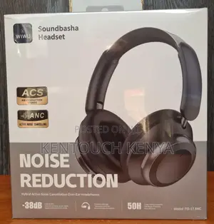 Wiwu Soundbasha Wireless Bluetooth Headphones Anc Pure Bass 50h Anc