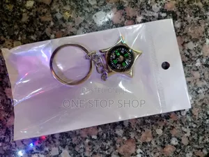 Metal Compass Key Chain