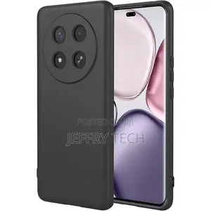 Liquid Black Pouch for Honor X9c - Flexible Tpu Scone Protective Case