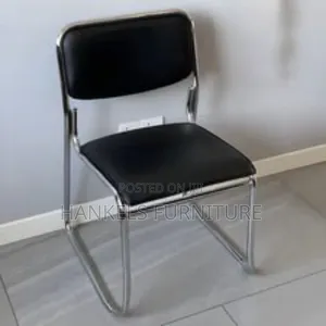 Chrome Office Visitors Chair – Comfortable Professional Seating