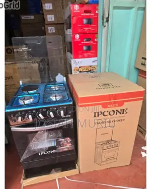 3 Gas Burner+1 Electric Plate Ipcone Cooker With an Electric Oven