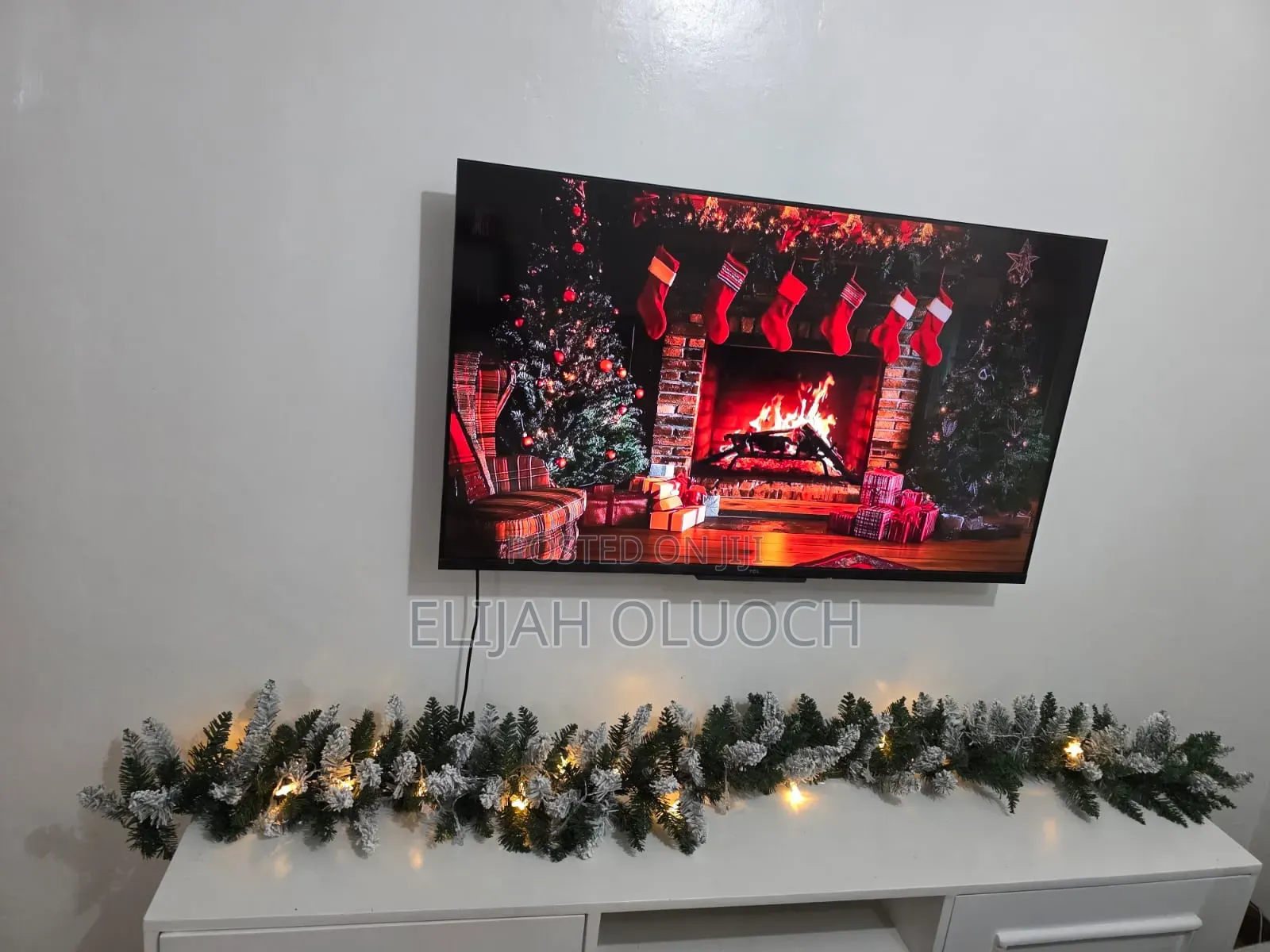 Christmas Garland With Lights