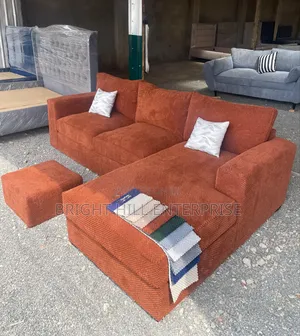 Custom Made L-Shaped Sofa (6) Seater