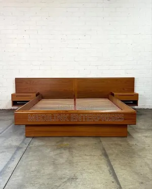 King Sized Mahogany Solid Boxbed
