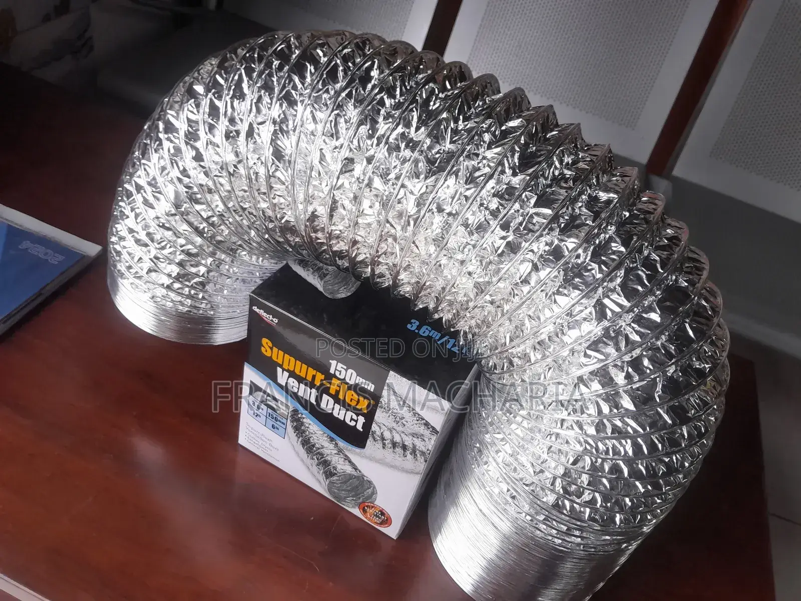 Aluminium Ducting Vent 100mm