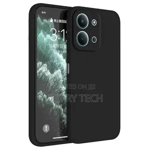 Liquid Black Pouch for Xiaomi Redmi 15c/Poco C85 - Flexible Tpu Silico