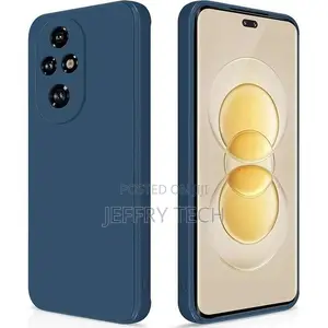 Blue Pouch for Honor 200 Pro - Flexible Tpu Silicone Protective Case