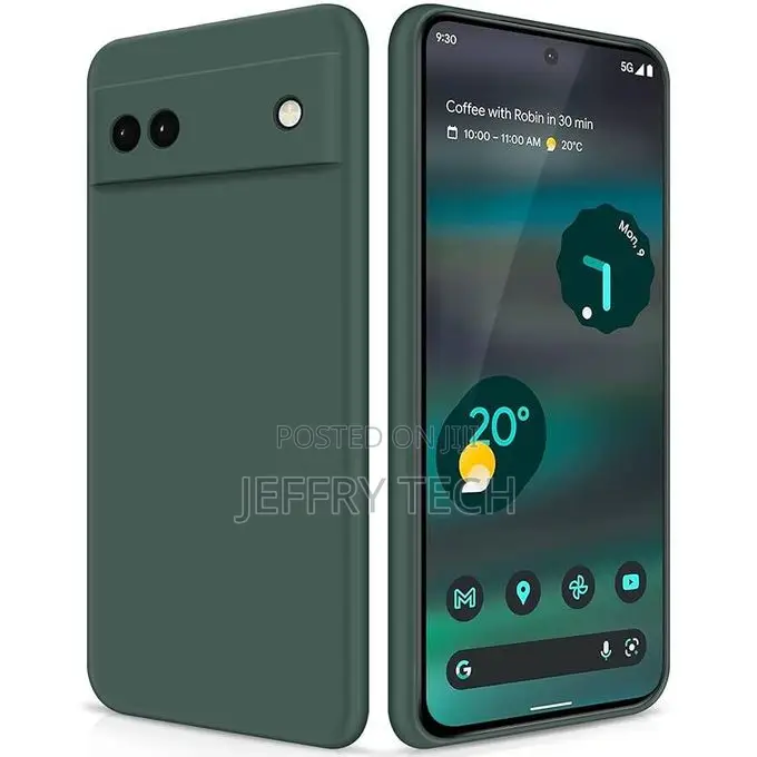 Liquid Silicone Case for Google Pixel 6a 5g: Green