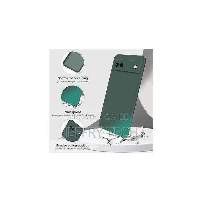 Liquid Silicone Case for Google Pixel 6a 5g: Green
