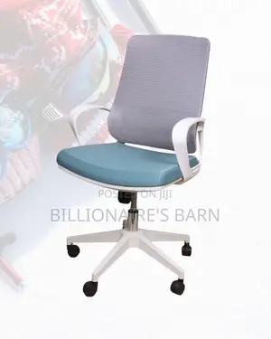 Breathable Mesh — White Office | Top Seller in Kenya
