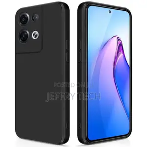 Liquid Silicone Case for Oppo Reno 8 Pro 5g: Black
