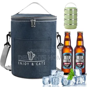 Insulated Round Lunch Bag_haw