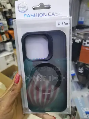 Tauri iPhone 15 Pro Max Case With Stand, Magnetic Clear Case