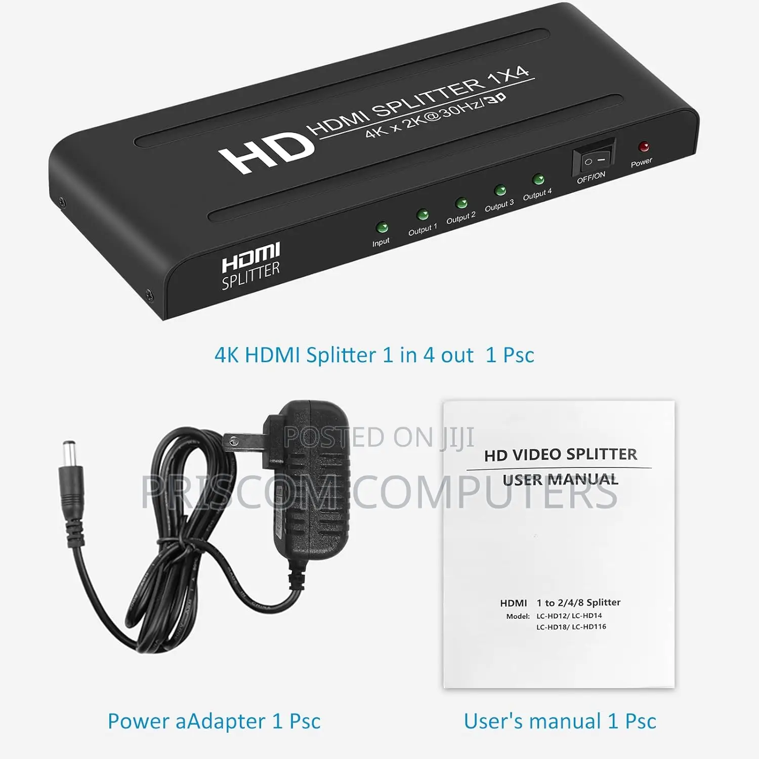 Hdmi Splitter 1 in 4 Out Hdmi Video Distributor