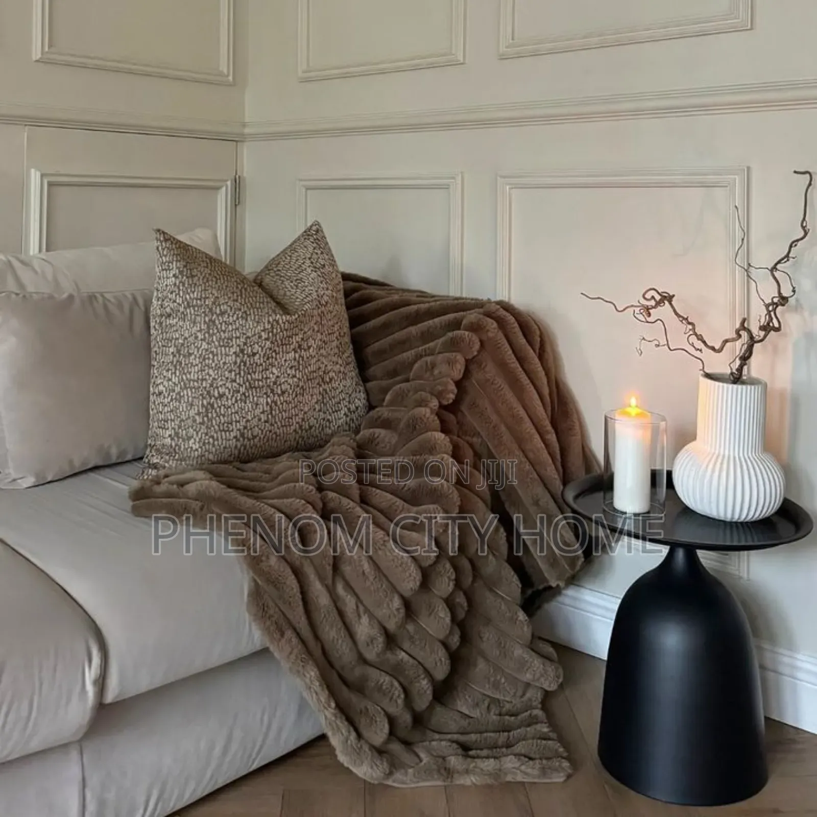 Stripped Throwblankets for Bed and Couch