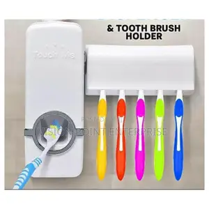 Tooth Paste Dispenser and Tooth Brush Holder