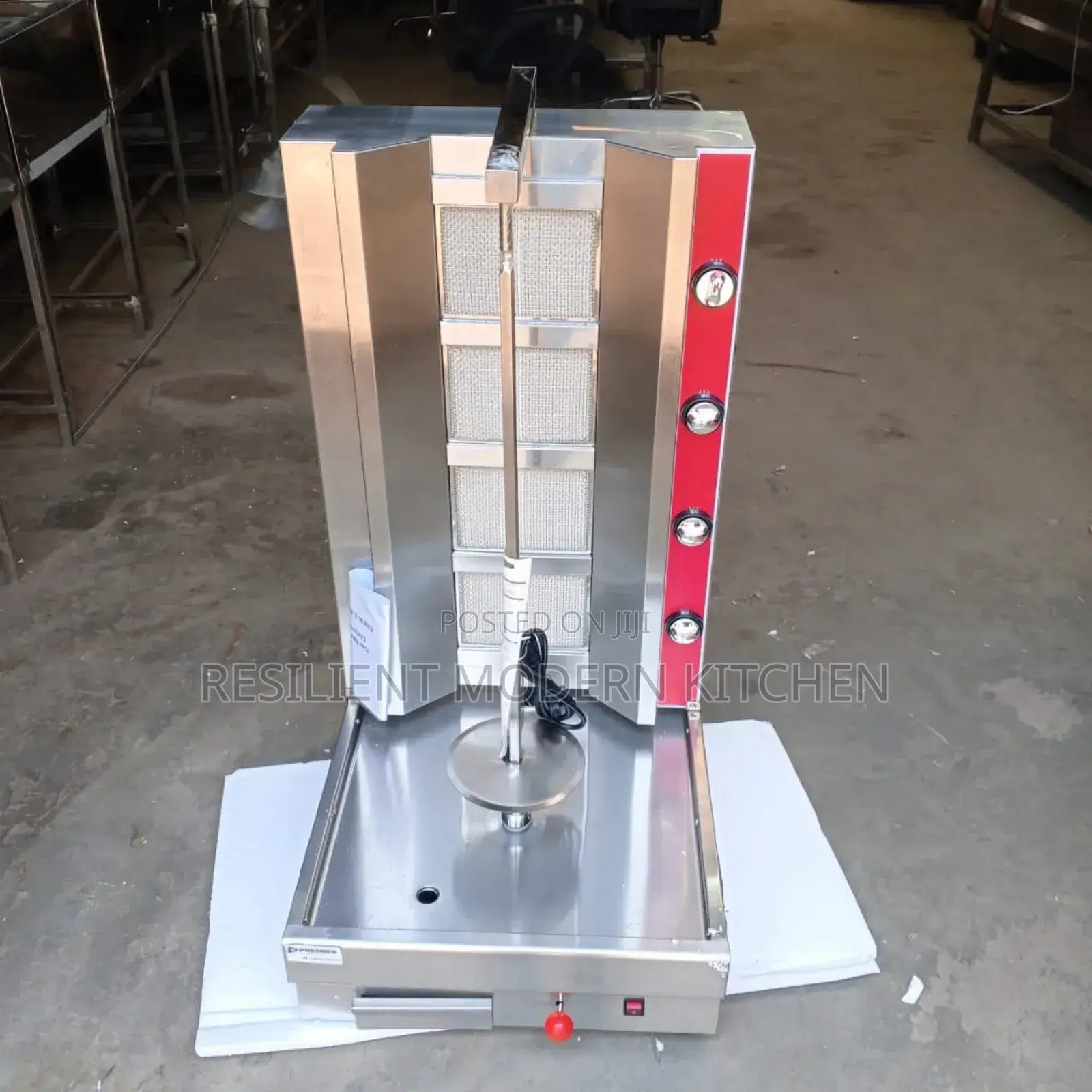 4 Burner Shawarma Machine