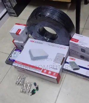 Hikvision 2mp Hd 3 Cameras Package Full Set