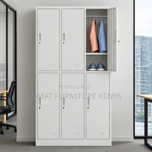 Six Compartments Metal Locker
