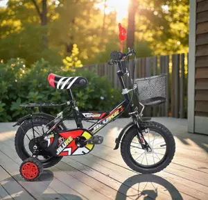 Boys and Girls 12–16 Inch Kids Bike Ages 2–11 With Basket and Bell Set