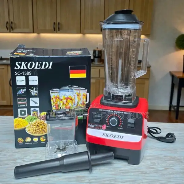 Skoedi 2-in-1 Portable Blender With Grinder Attachment