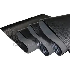 Ribbed Rubber Mat for Entrances, Offices Factories