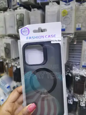 Ubull iPhone 15 Pro Max Transluscent Magnetic Invisible Stand Case