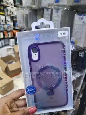 Madgi Translucent Matte iPhone Xr Case Magnetic With Ring Stand