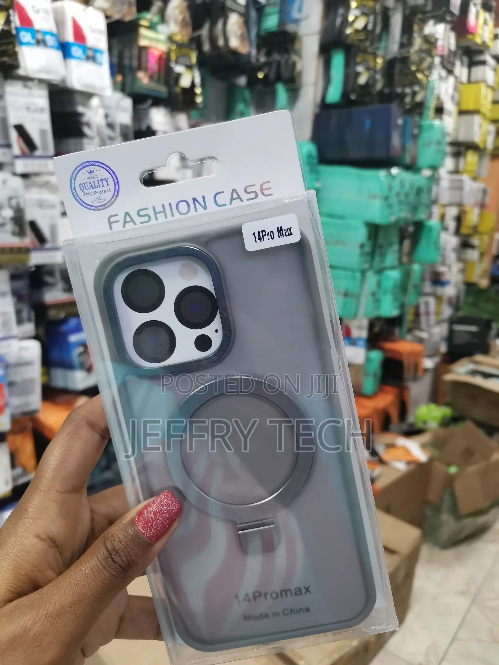 Amins iPhone Xr Case Magnetic With Ring Stand Translucent Matte