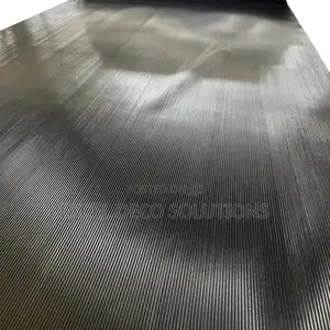 Non-Slip Ribbed Rubber Mat for High Traffic Areas