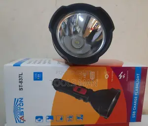 Rechargeable Torch Led Flashlight. Caston St-837l Usb