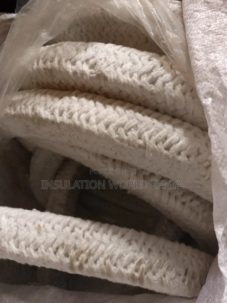 High-Temperature 38mm Ceramic Square Rope – 1260°C