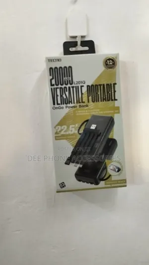 Tecno 20000mah L201 22.5w Power Bank
