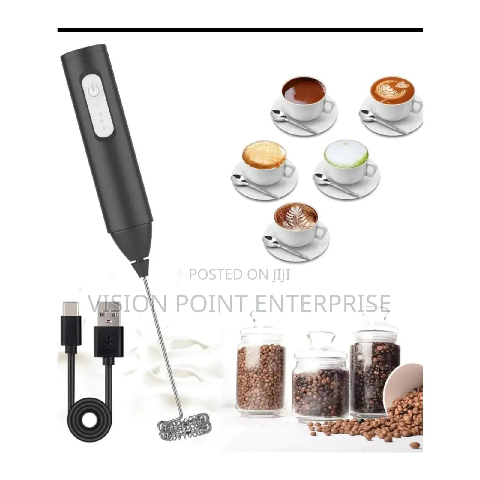Mini Milk Frother Rechargeable