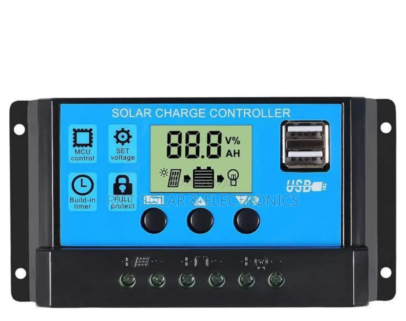 150 Watts Solar Panel - 20a Charge Controller - 10m Pv Solar Cable