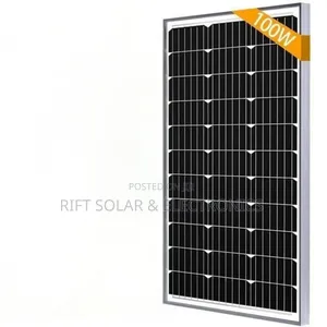 100 Watts - 18v Monocrystalline Solar Panel
