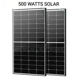 500watts - 36 Volts Monocrystalline All Weather Solar Panels Half Cell