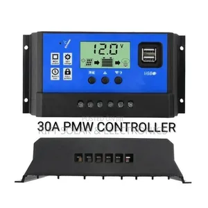 30a PMW Solar Charger Controller 12v/24v Pv Input Usb Direct Charge