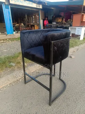 High Styling Seat or Makeup Chair Black 