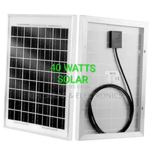 40 Watts - 12 Volts Monocrystalline All Weather Solar Panel