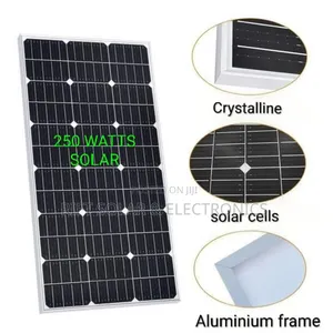250 Watts - 18 Volts High Performance Quality Solar Panel