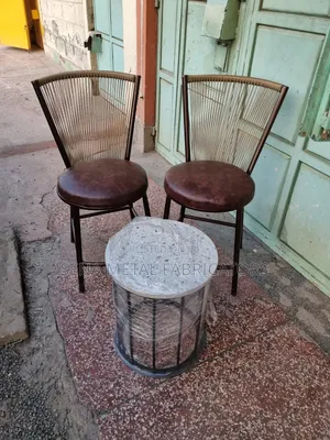 Balcony Set,Woven Chairs and Coffee Table