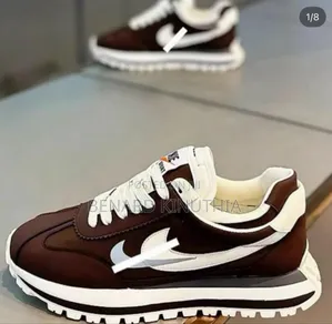 Nike Sports Black, Chocolate $White Size 39-45