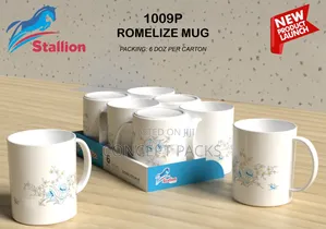 72pcs Stallion Romelize Plastic Mug